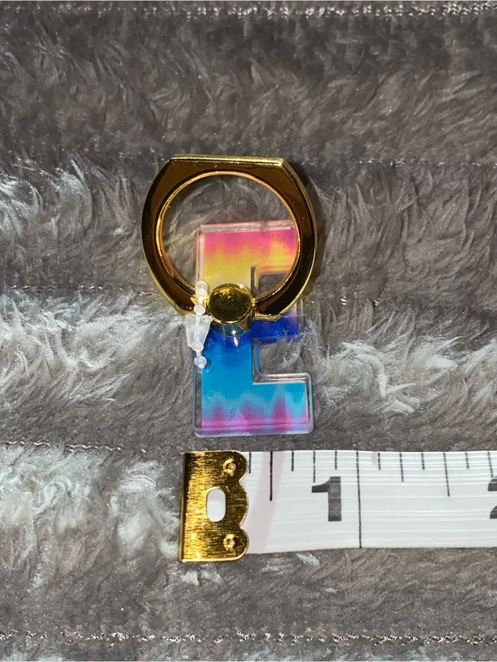 1-Popsocket Multicolor Acrylic Letter (E)
